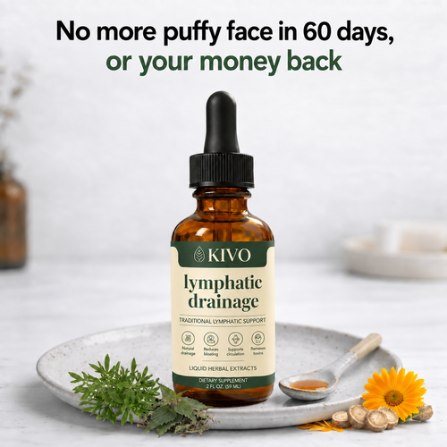 Kivo Lymphatic Detox Drops — 60-day money-back guarantee