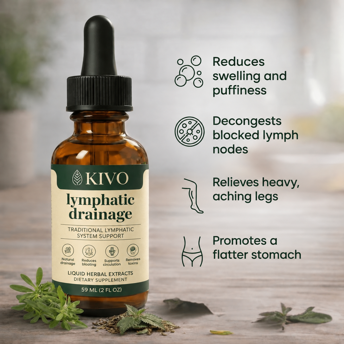 Kivo lymphatic drainage benefits