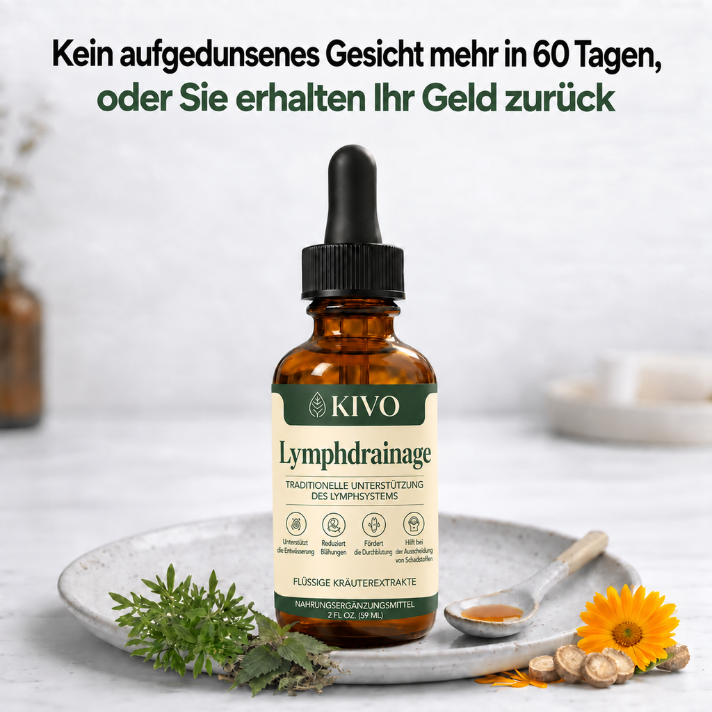 Kivo Lymphatic Detox Drops — 60-day money-back guarantee