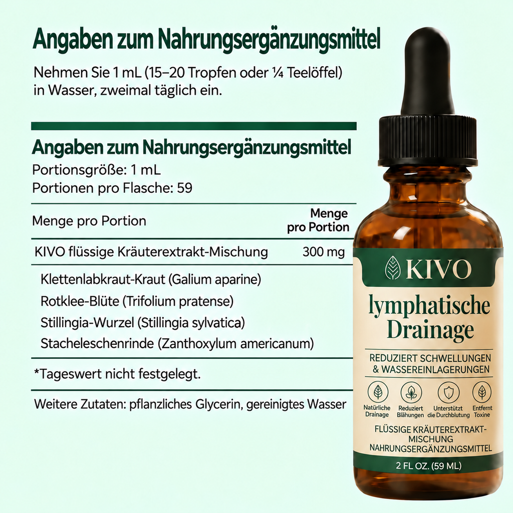 Kivo supplement facts and herbal ingredients